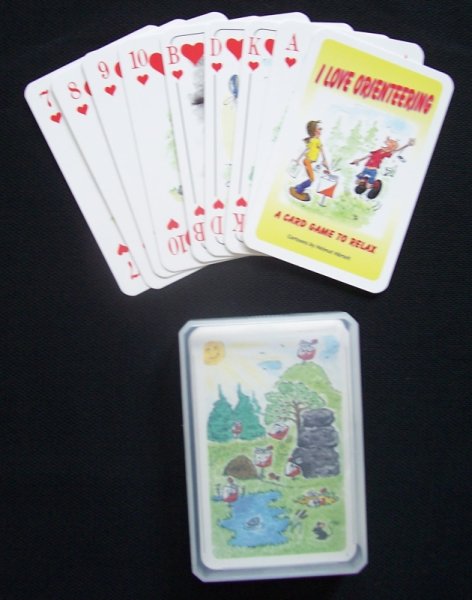 Kartenspiel "I LOVE ORIENTEERING"